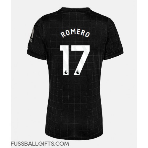 Tottenham Hotspur Cristian Romero #17 Fußballbekleidung Auswärtstrikot Damen 2025-26 Kurzarm